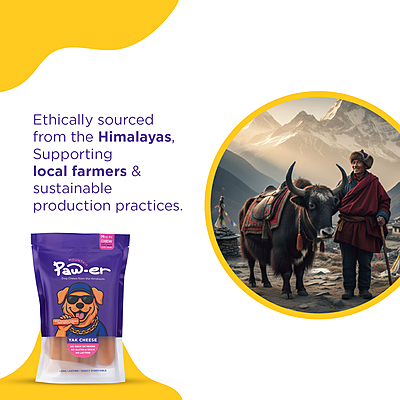 Yak Cheese Chew Original - M (4 Pcs)