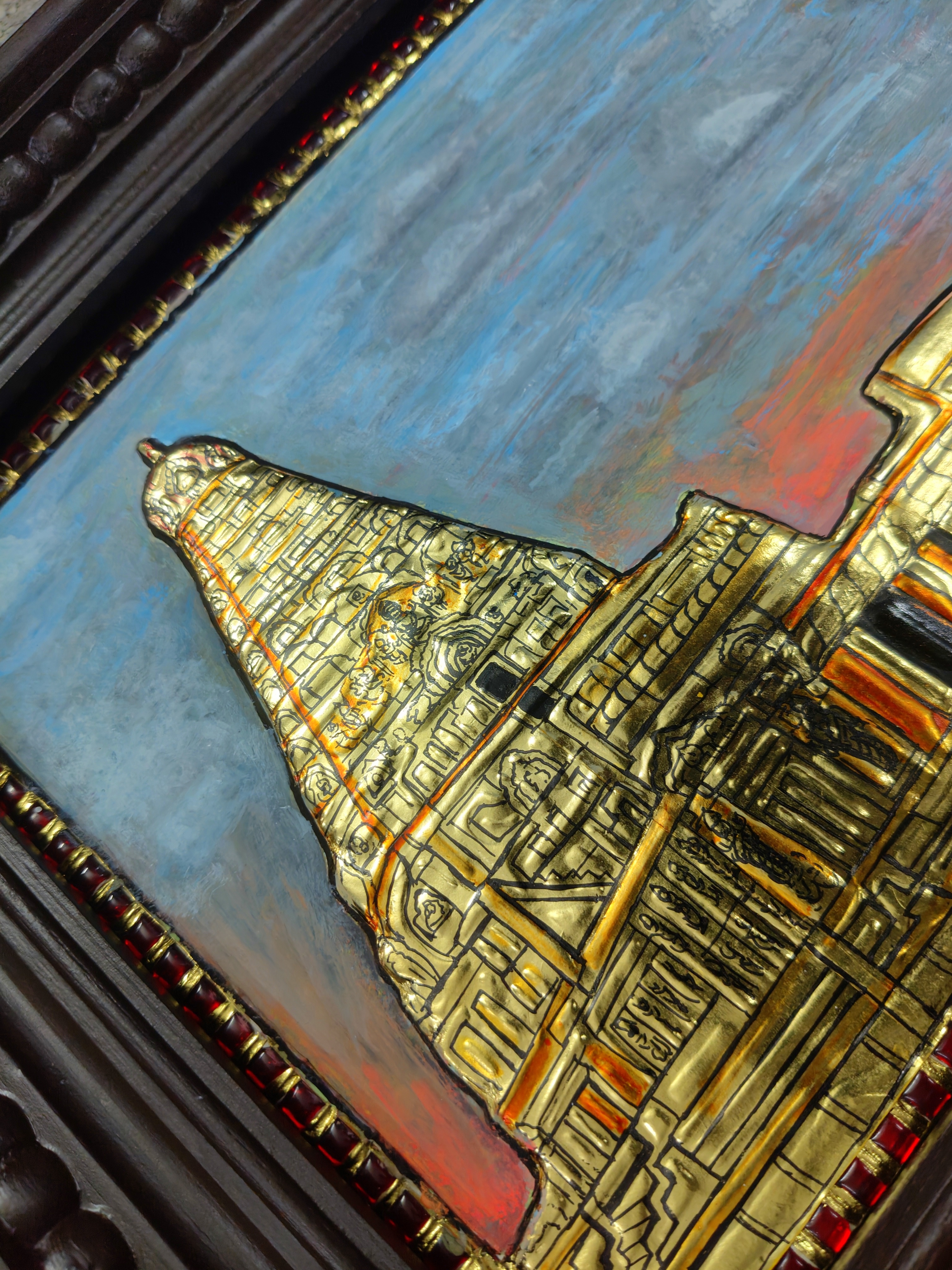 Thanjavur Brihadisvara Temple (Tanjore Big Temple) - 15 x 13 inches