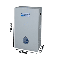 Dimension of Aqua guard Reviva 50B Basic Commercial Water Purifier without storage Dimension of Aqua guard Reviva 50B Basic Commercial Water Purifier without storage