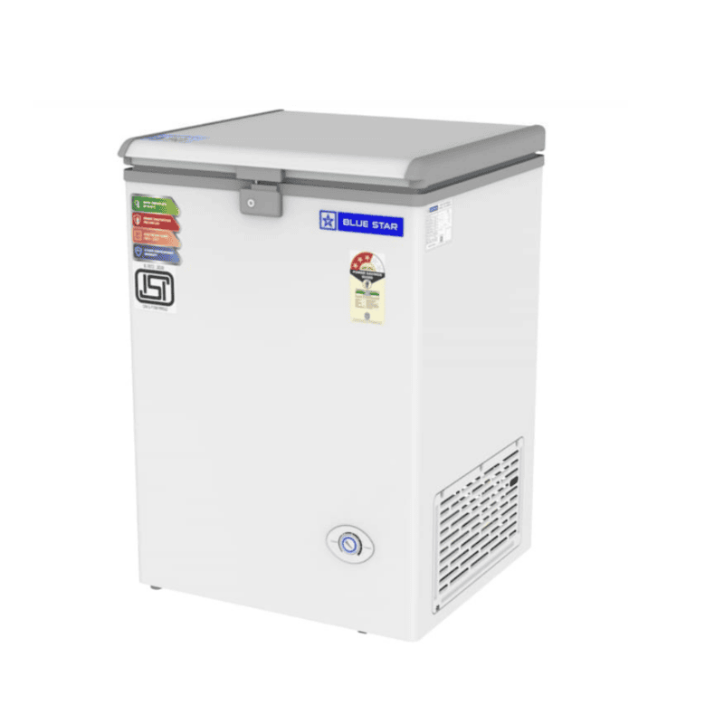 Blue Star 130 liter Hard Top Deep freezer-CF3-130NEYW with Wide voltage range