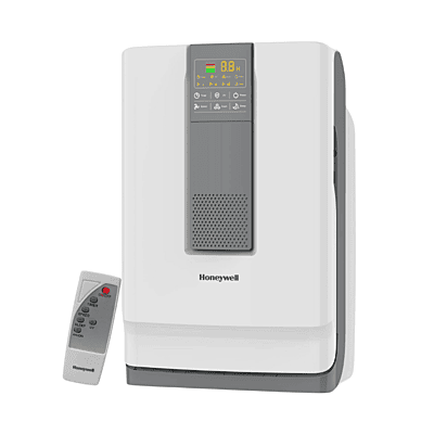 The Honeywell Air Touch V4 placed in a child's nursery, ensuring a safe and pure environment.