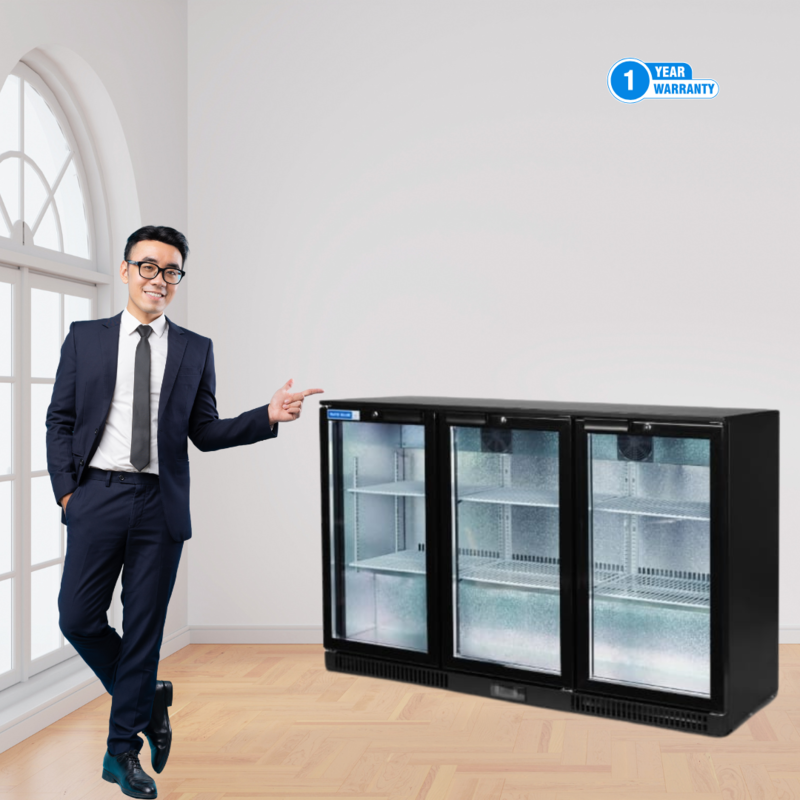Shop Online Blue Star Kitchen Refrigerator-Backbar Chiller 3 Door at Me shop