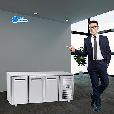 Shop Online Blue Star Kitchen Refrigerator-3 Door Under Counter Chiller-GC Series at Me shop.