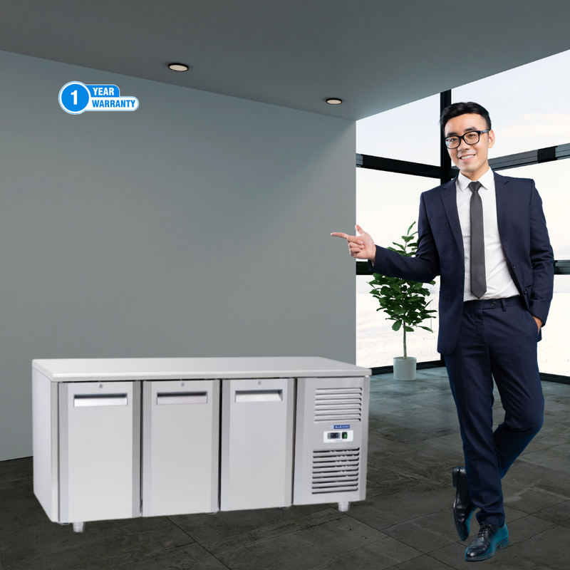 Shop Online Blue Star Kitchen Refrigerator-3 Door Under Counter Chiller-GC Series at Me shop.