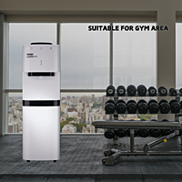 Suitable for Gym: Usha Laguna Fresh Floor Standing Hot and Cold Water Dispenser. Suitable for Gym: Usha Laguna Fresh Floor Standing Hot and Cold Water Dispenser.
