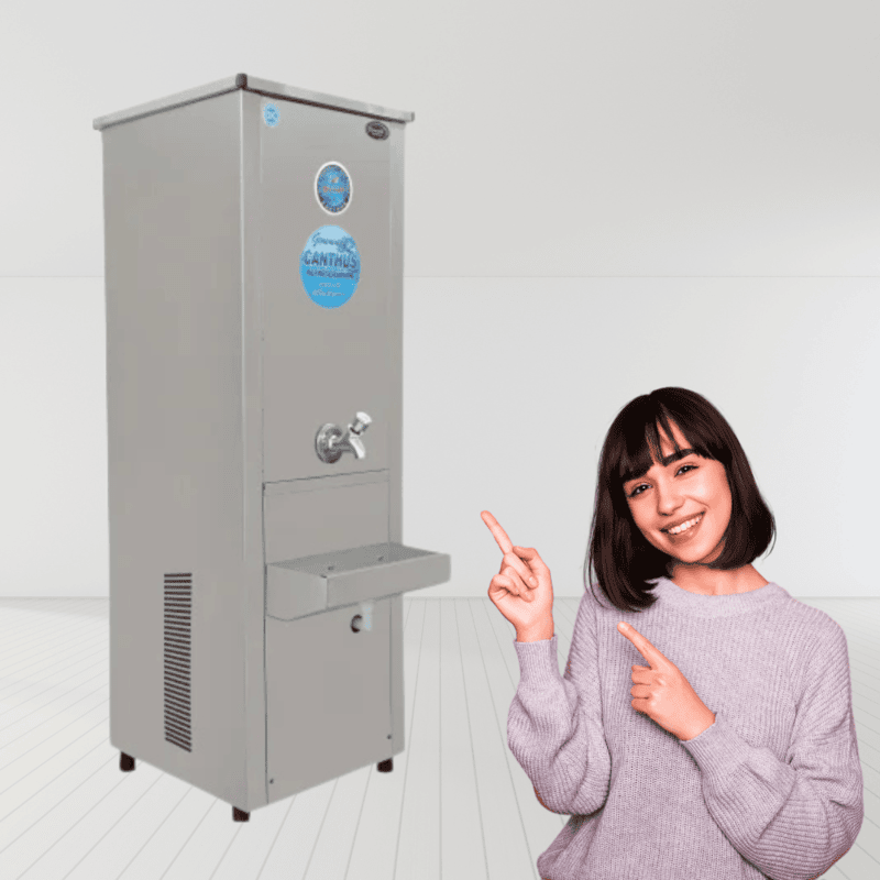 Nirvana water cooler for commercial settings.