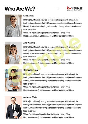 Buyer or Listing Presentation Buyer or Listing Presentation