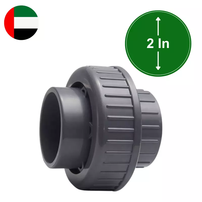 PVC Union | 2 inch | Grey | Cosmoplast