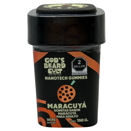 Gods Beard Cult Nanotech Gummies Maracuya
