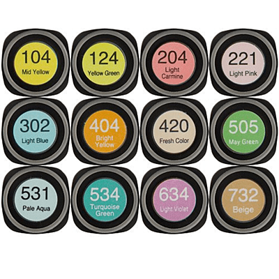 Zig Kurecolor KC1100 Twin Marker Pen Set Natural Colours