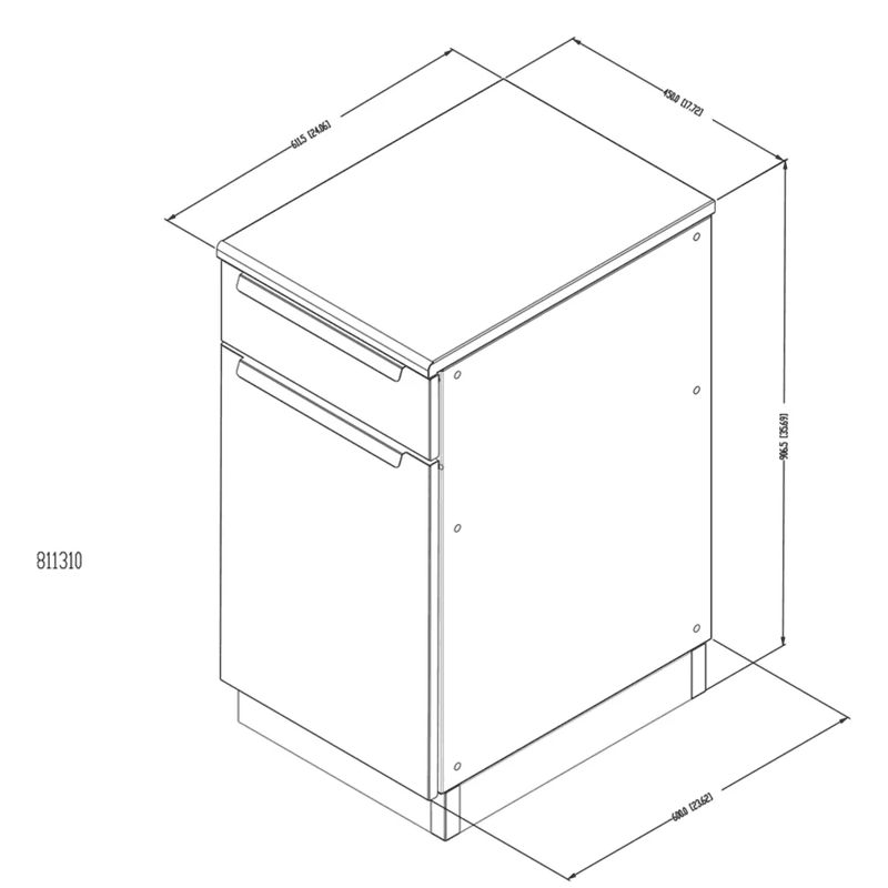 Broil King BI CABINET WASTE ORGANIZER