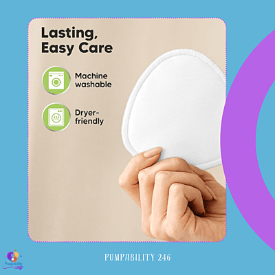 Organic Reusable Breast Pads LG