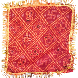 Swastik special Square Type Designer Chunri