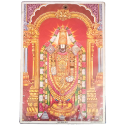 Lord Venkateshwara Photo with Card Board Frame