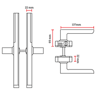 ENMORE LUXE DIGITAL ENTRANCE LOCK ENMORE LUXE DIGITAL ENTRANCE LOCK