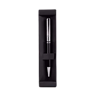 Boligrafo Metalico Premium Negro Cilindrico