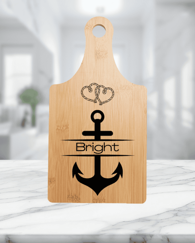 Personalized Wine Cutting Board