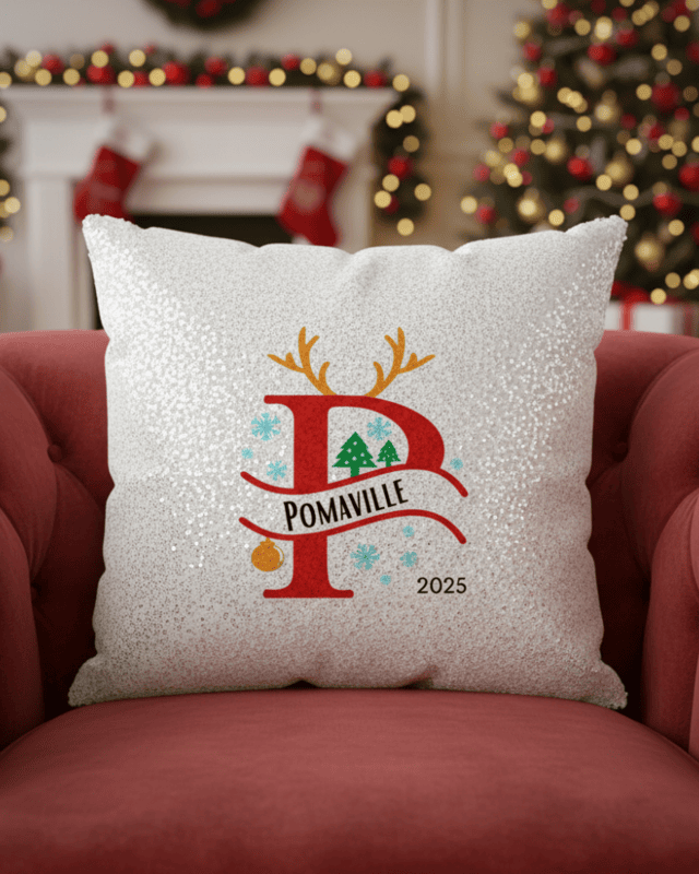 Christmas Personalized Flip Sequins Pillow