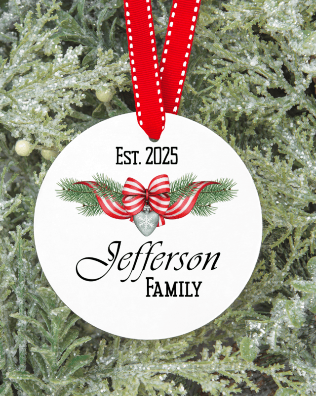 Personalized Christmas Ornaments 2025