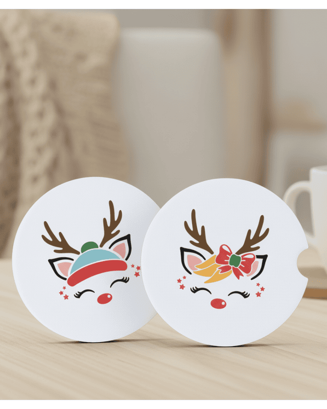Christmas Car Coasters
