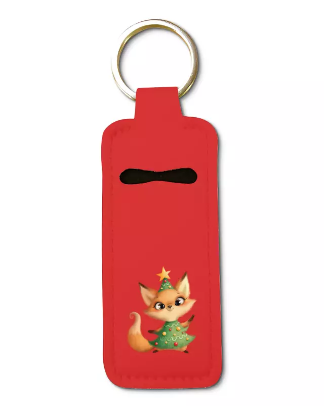 Christmas Lip Balm Keychains