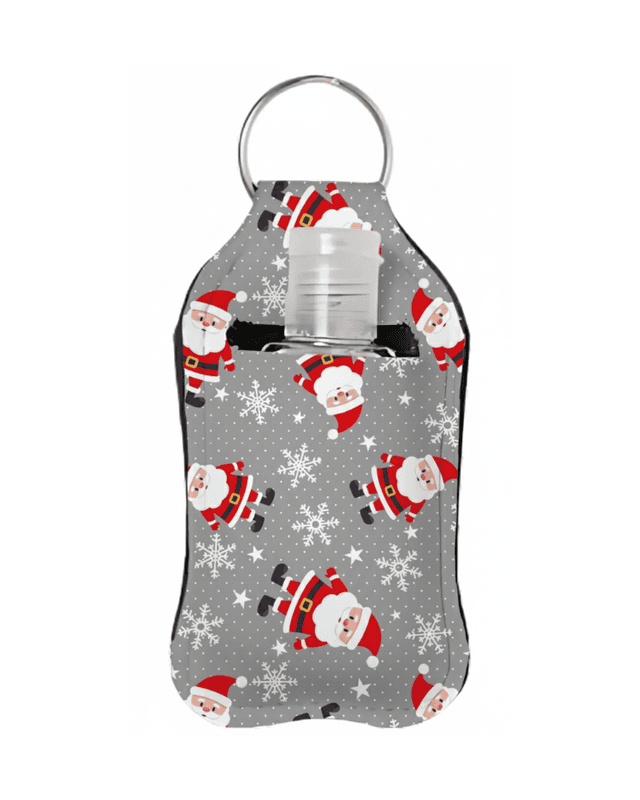 Christmas Hand Sanitizer Keychains