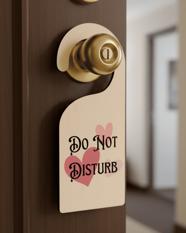 Do Not Disturb Door Hanger