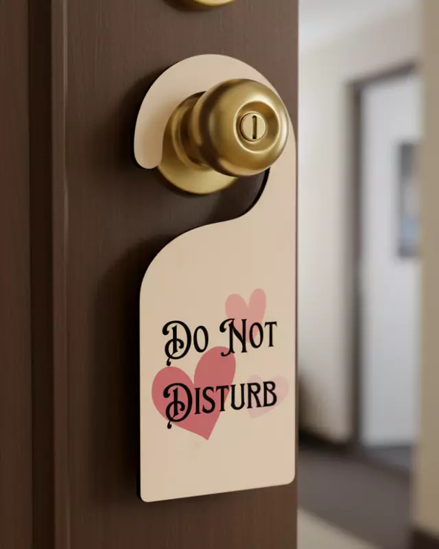 Do Not Disturb Door Hanger