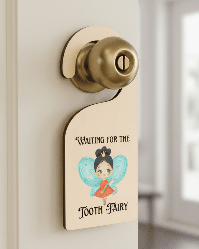 Waiting for the Tooth Fairy Door Hanger