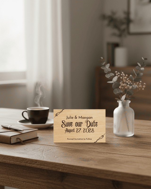 Save Our Date Card, Set of 16