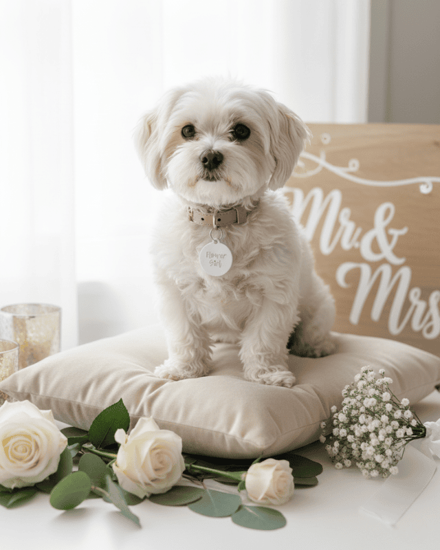 Wedding Party Pet Tags