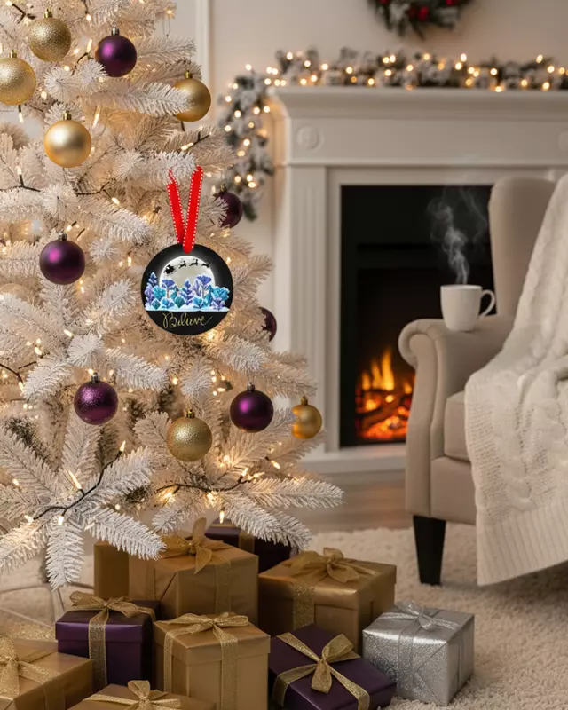 Believe Christmas Ornament