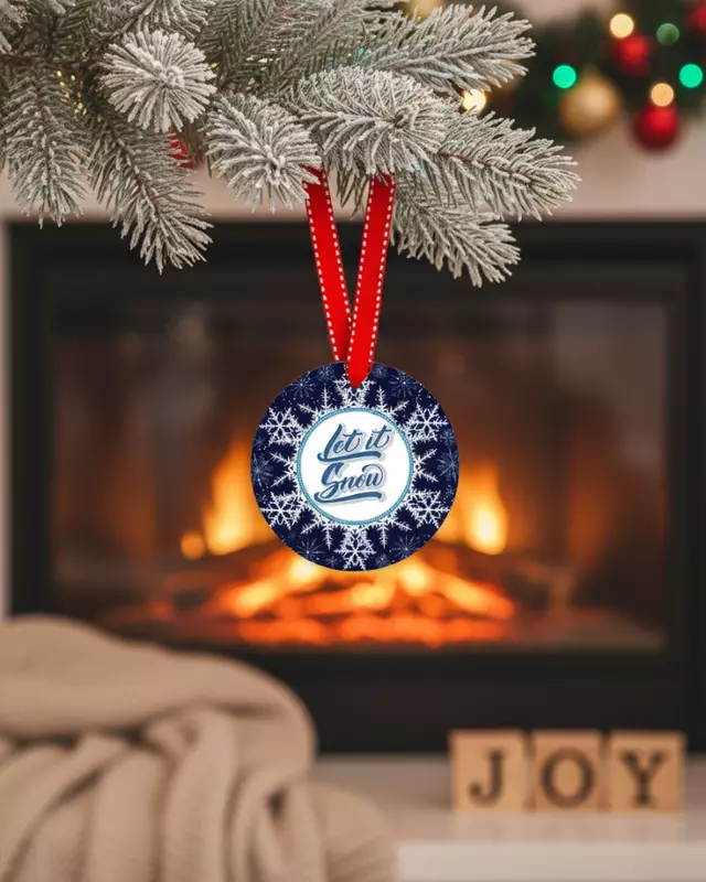 Let it Snow Ornament