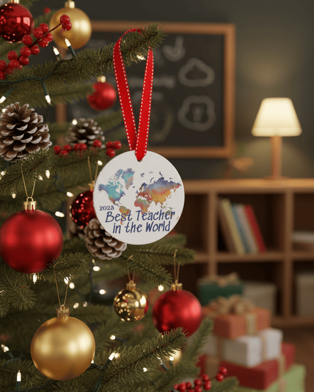 Teacher 2025 Ornament
