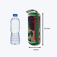 Portable Bluetooth Speaker - Camouflage Design with LED Lights, Deep Bass & Waterproof
