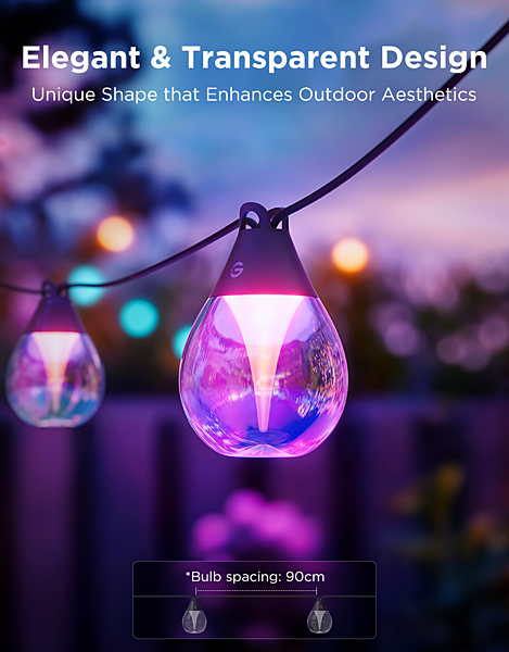 Govee RGBICW Outdoor String Lights - Unboxed Deal
