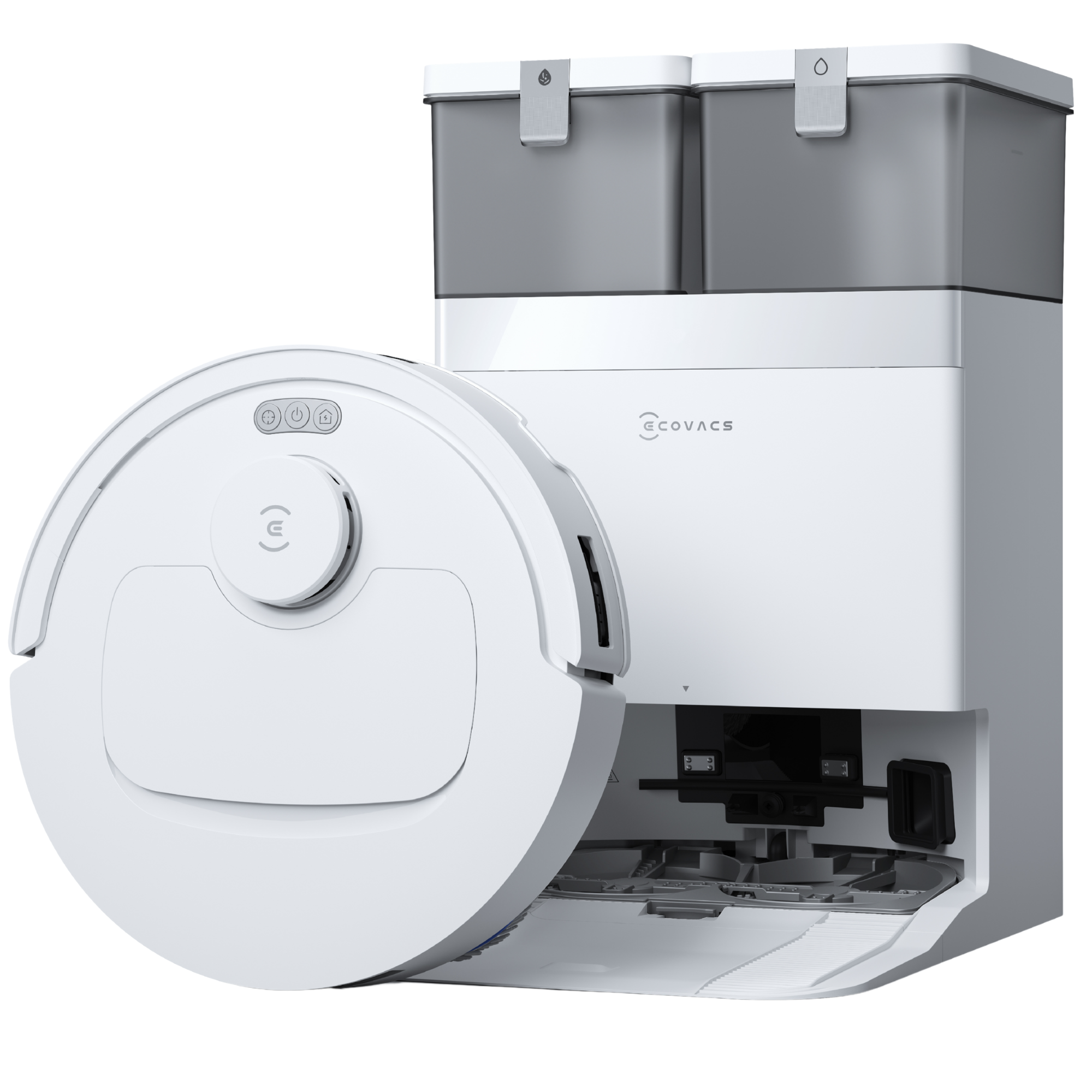 ECOVACS DEEBOT T30C Prime OMNI Smart Robot Vacuum 25,000Pa ZeroTangle OMNI White