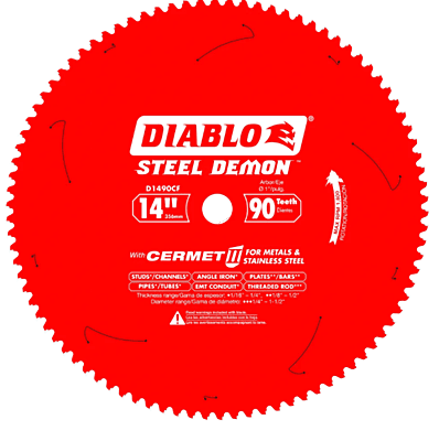 Diablo Steel Cutting Saw Blade For Thin Metal