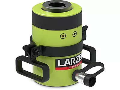 LARZEP Hollow Hydraulic Cylinders, Single-Acting Spring Return, SSH-Series