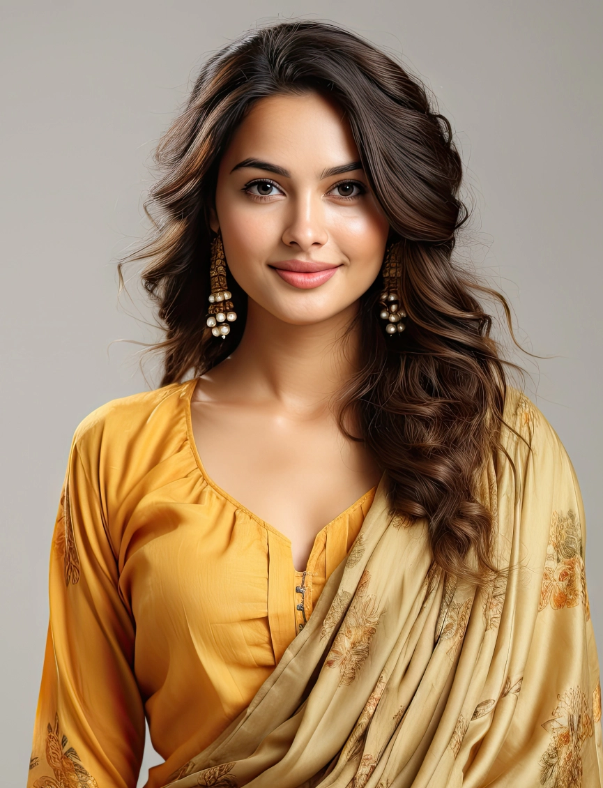 Yellow Chudidhar