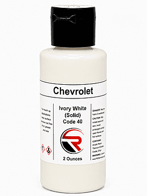 Chevrolet Ivory White Solid CW1-40-02