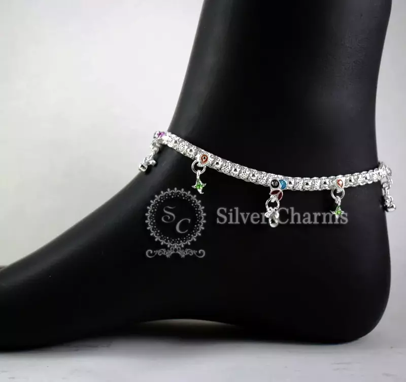 40 gram Silver Payal Price