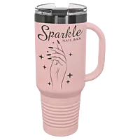 40 oz. Travel Mug - Ghost Black Collection