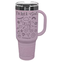 40 oz. Travel Mug - Ghost Black Collection