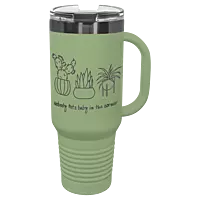 40 oz. Travel Mug - Ghost Black Collection