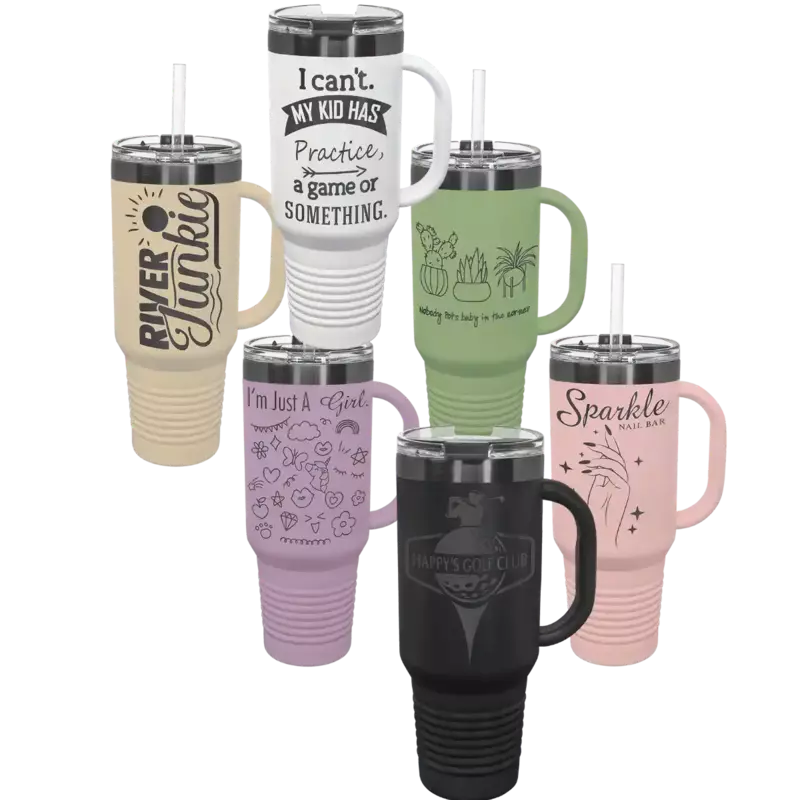 40 oz. Travel Mug - Ghost Black Collection