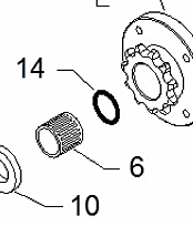 GROMMET OR 114 D.I. 11,11x1,78 VITON NERO
