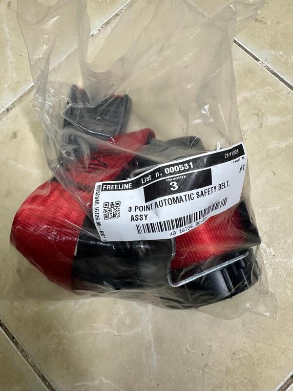 KART N35 3 POINT AUTOMATIC SAFETY BELT, ASSY