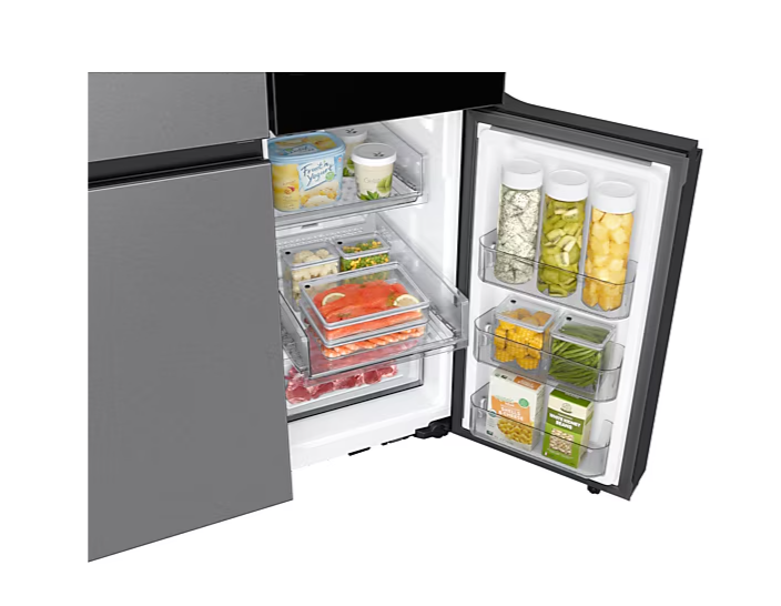 RF29DB9950QDAP, SAMSUNG, Refrigerador Bespoke 29 Pies 4 Door Family Hub 32" Screen Ai Beverage Center Plateado WIFI,"12 Meses Garantía General  20 años en el Compresor"