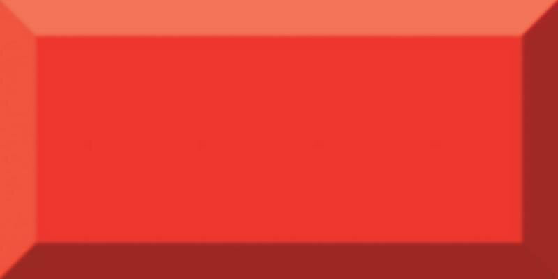 Faianta FABRESA, BISELADO ROJO 10X20 BX, 16935, mp/cutie 1